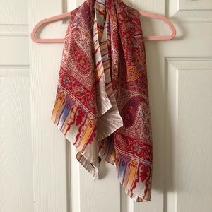 NWT Satya Paul 100% silk scarf